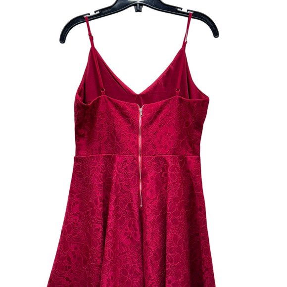 Lulus Women's Full Dress Skirt Red - Size Medium - Picture 3 of 7